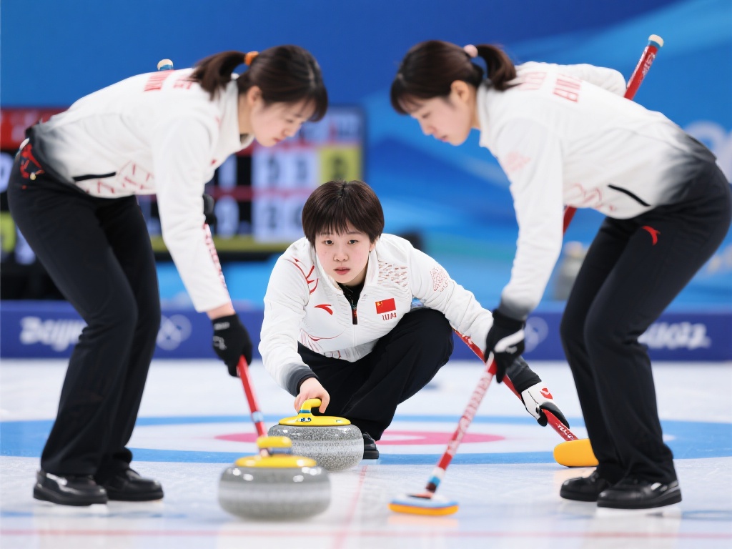 中国男子冰壶队惜败日本队