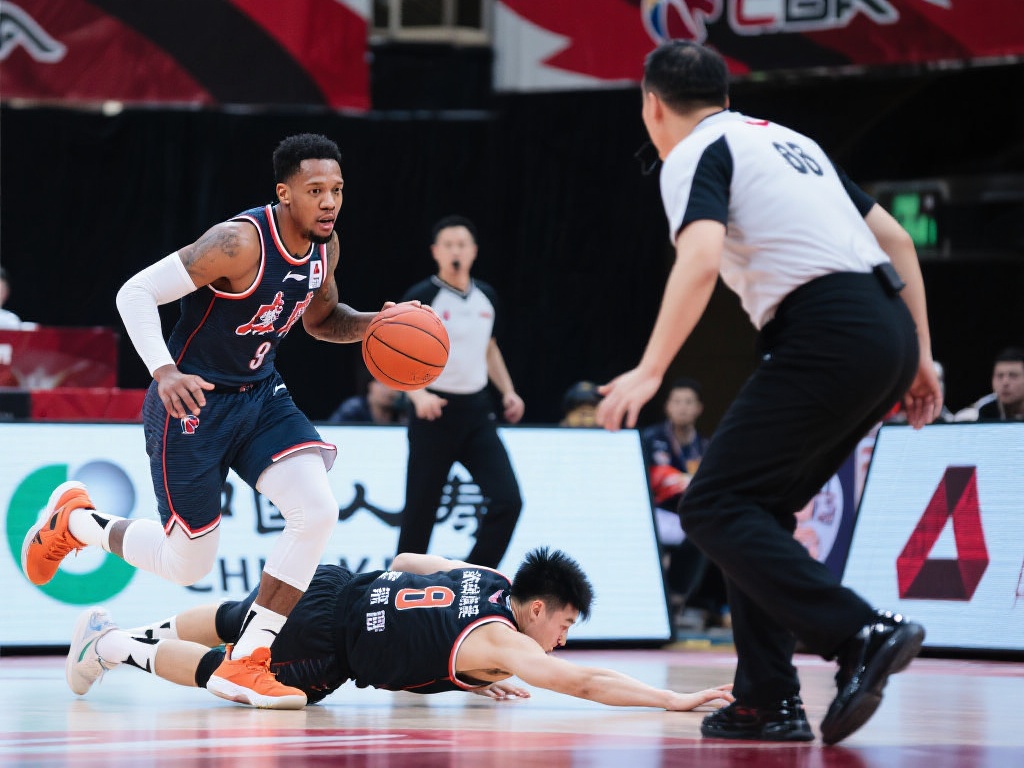 雷蒙反击受阻，赖俊豪防守致其摔倒，裁判判定普通犯规