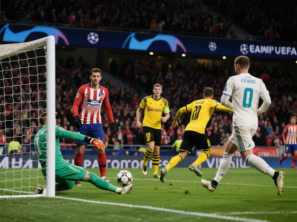 欧冠焦点：皇马点球大战4-2力克马竞，多特3-2逆袭里尔晋级