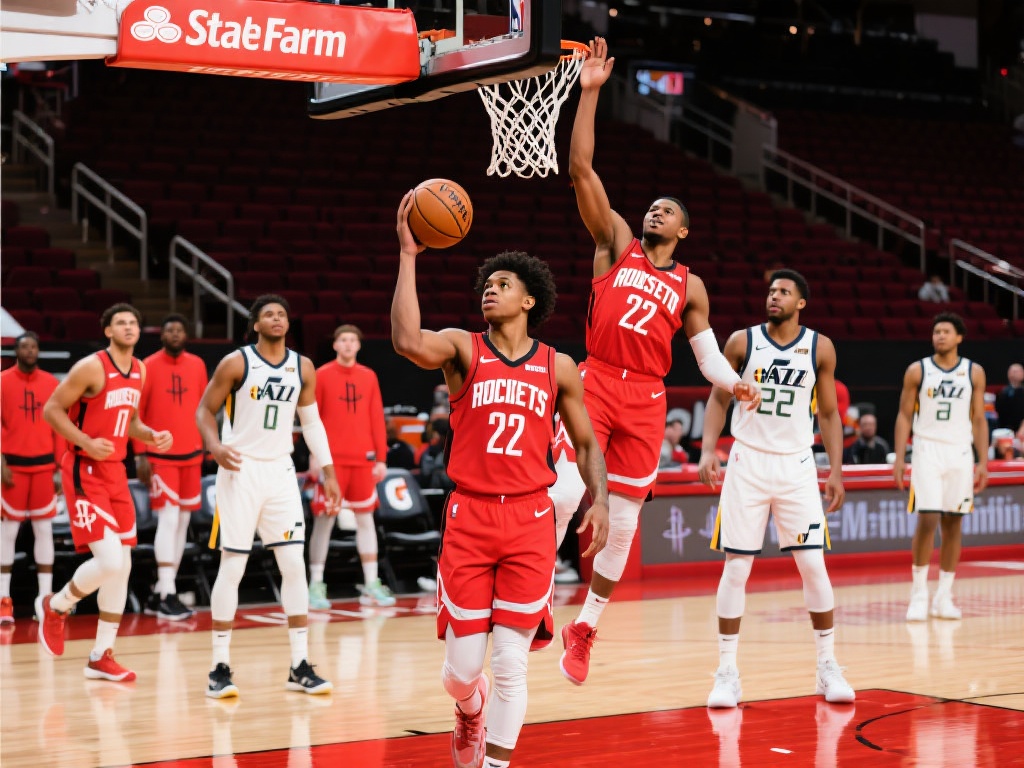 格林闪耀22分 火箭狂扫爵士